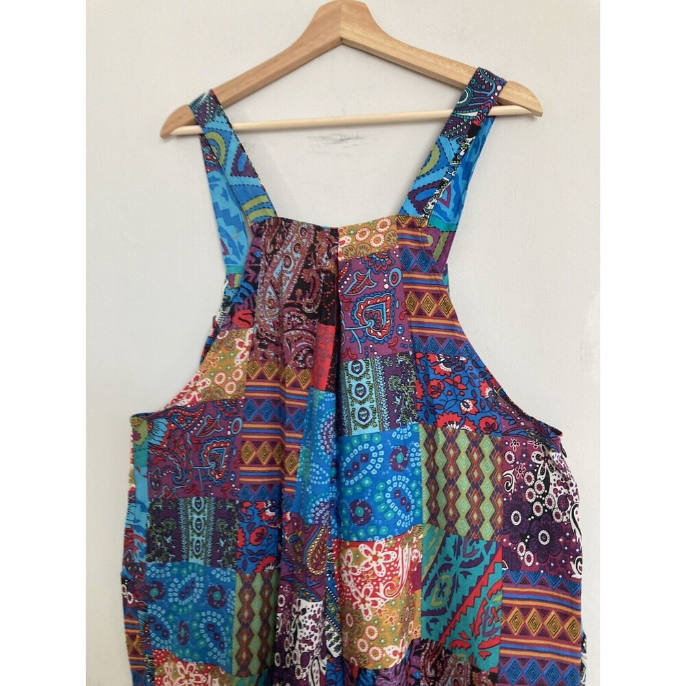 NEW Himosyber Patchwork Print Overalls Lightweigh… - image 14